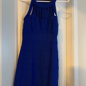 Royal blue party dress